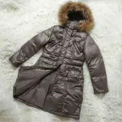 【美品】AMIAN HOUSE ロングダウンジャケット フード・ファー取外OK