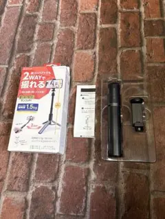 ELECOM 2WAY 自撮り棒 三脚 P-STSR03MSBKのサムネイル