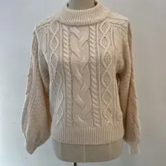 INGNIイング　レディース　手編み風セーター