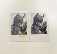 小柳ロウ デビュー チェキ風カード 2枚セット