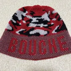 BOUCHE 迷彩柄 ニット帽　Y2K サーフ×ストリート系