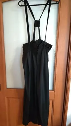 未使用 KAWAI OKADA サスペンダー タック入りパンツ サロペットパンツ