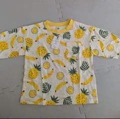 パイナップル柄 半袖Tシャツ 95cm - メルカリ