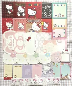 キティ　バラメモ　シール　おすそ分け　チャーミーキティ　カオハナ　平成レトロ