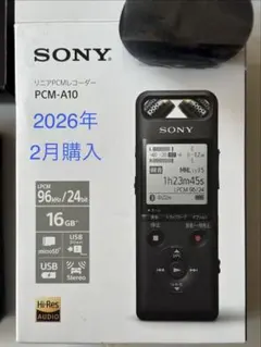 2026年最新】ボイスレコーダー ソニー pcm-a10の人気アイテム - メルカリ
