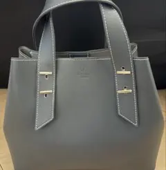 D.KELLY グレー ハンドバッグ ポーチ付き