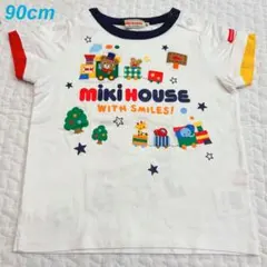 90cm 極美品 ミキハウス MIKIHOUSE 豪華 Tシャツ 半袖
