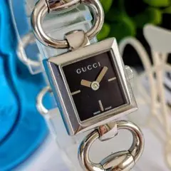 GUCCI クォーツ 腕時計 動作未確認 レディース 1900L ブラック 希少