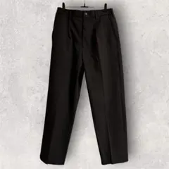 UNIQLO ユニクロ　タックワイドパンツ ダークブラウン　秋冬