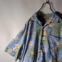 JAMAICA JAXX アロハシャツ シルク100パーセント 花柄　ボタニカル