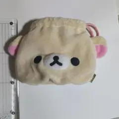 【★0261】コリラックマ ぬいぐるみ 巾着 フェイス ポーチ