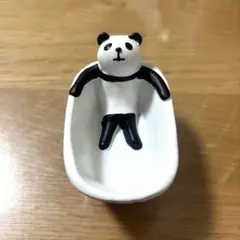 【匿名配送】廃番品　パンダ お風呂 バスタブ型置物　コンコンブルのサムネイル