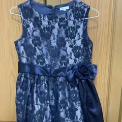ネイビー レースドレス 150cm