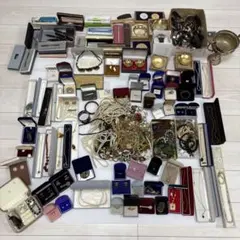 イミテ アクセサリー 真珠 時計 万年筆 まとめ 16.5kg ピアス　シルバー