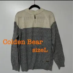 【極美品】Colden Bear ゴールデンベア　ジップアップセーター L