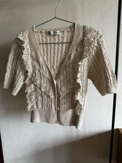 ZARA レース半袖カーディガンのサムネイル