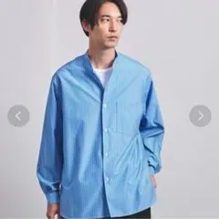 ユナイテッドアローズ　ストライプシャツ　カネマサ