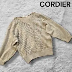 【CORDIER コルディア】レディース ニット Vネック 綿混 ゆったりのサムネイル