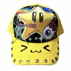 リメイク オリジナル 手描き メッシュキャップ 平成core スタッズ 洗濯可能 リメイク キャップ メッシュキャップ 緑 グラフィティ スタッズ - メルカリ