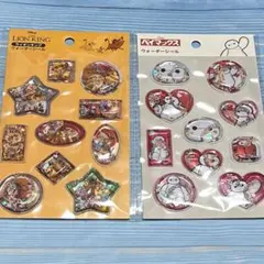 ライオンキング　ベイマックス　ウォーターシール