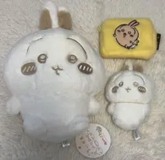 ちいかわ ぬいぱれっと ミルクいろ ぬいぐるみ ふわふわミニポーチ うさぎ