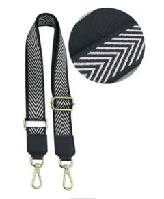 ショルダーストラップ　ブラック•シルバー