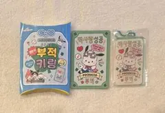 サンリオ アクリルキーホルダー ハングルお守り 韓国 CU ポチャッコ