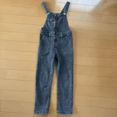 ZARA KIDSキッズ デニムオーバーオール ブラック
