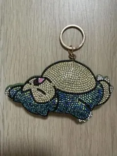 ポケットモンスター　キラキラキーホルダー　カビゴン