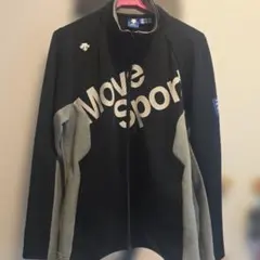 デサント　MOVE Sportジャージ ブラック&グレーのサムネイル