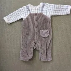 Si-Shu-Non チェック柄ロンパース 70サイズ