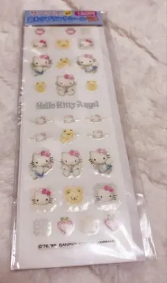 B*)様 平成レトロ ハローキティ シール 希少 HELLO KITTY