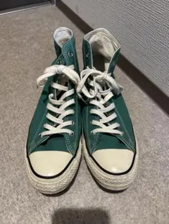 ALL STAR 緑色 ハイカットスニーカー