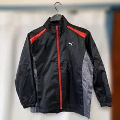 PUMA ジャケット 黒/赤140