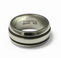 (美品)ティファニー TIFFANY グルーブドリング13.5号　レアサイズ
