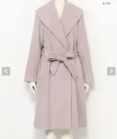 新品 Honey salon ビッグカラー コート ラベンダー ハニーサロン