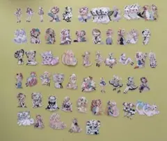 unichoco様　66枚　ステッカー　nene様 まとめ売り　コラージュ A