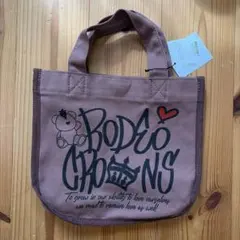 RODEO CROWNS ブラウン トートバッグ フリー