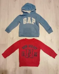 子供服トップス パーカー＆トレーナー2点セット GAP110cm西松屋100cm