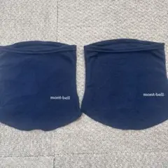 mont-bell キッズ　フリース ネックウォーマー セット
