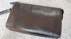 【美品】 FIGARO フィガロ 本革 クラッチバッグ セカンドバッグ