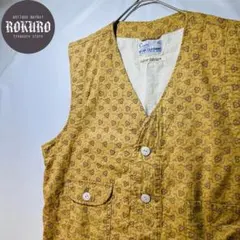Coen× AndoverFabricsアンドーバーファブリックス総柄ベストXLのサムネイル