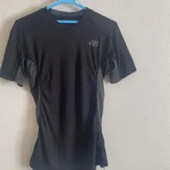 VISION フィットネス用 ブラック Tシャツ