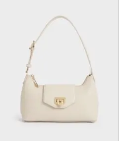 CHARLES & KEITH アルウェンベルトショルダーバッグベージュ2Way
