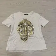 ZARA ホワイト アートプリント Tシャツ