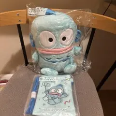 サンリオ　はぴたんぶい　くじ　ぬいぐるみ　マスコット　ハンギョドン