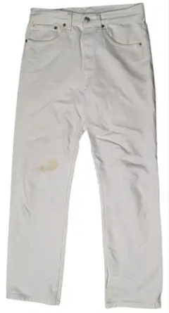 (LEVI'S)　リーバイス　ホワイト　デニム　501 USA製 (M)