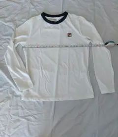 FILA ロングスリーブシャツ ホワイト Lサイズ