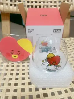 BT21 TATA グラスカップ コースター BTS V