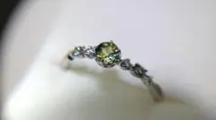 バイカラーサファイア リング 指輪 15号 K18WG 非加熱